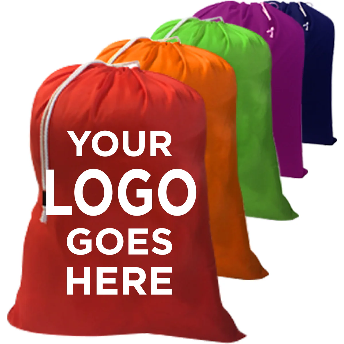 1-Color Custom Printing on Laundry Bags - as Low as $2.50 ea. (Cost of the only; Cost of bag in not included; Order your Laundry Bags - FIRST).